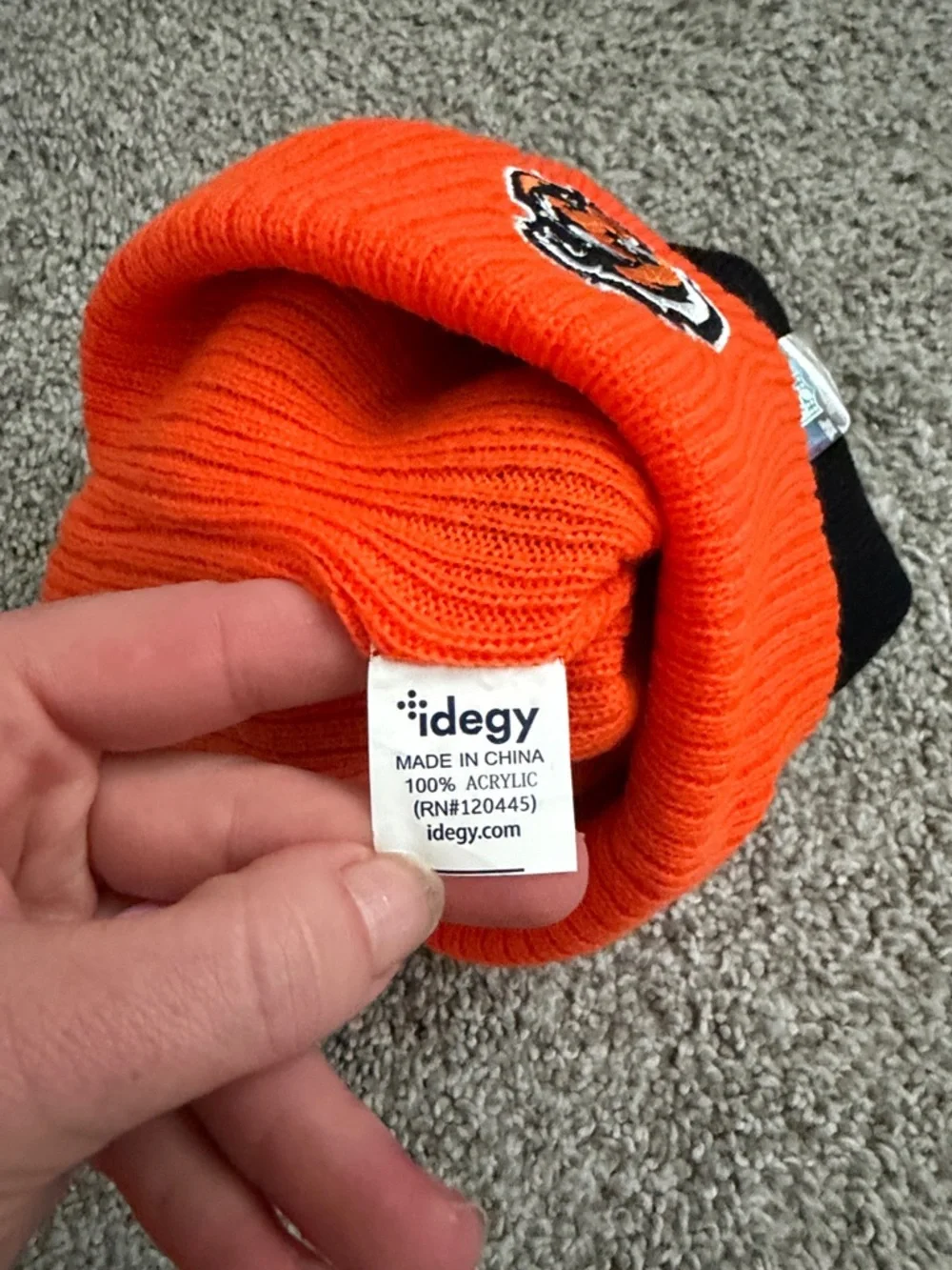 Cincinnati Bengals Winter Pom Pom Hat